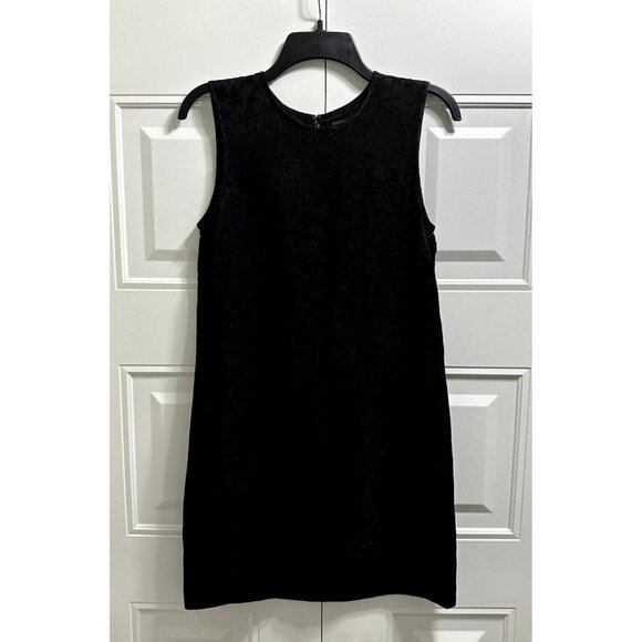 NWOT Theory Adraya Black Ivy Jacquard Shift Dress Size 2 - Picture 2 of 8